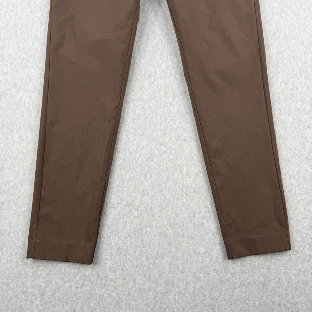 BYLT Pants Mens 32x30 Brown Slim Fit Executive Performance Chino Trousers Work